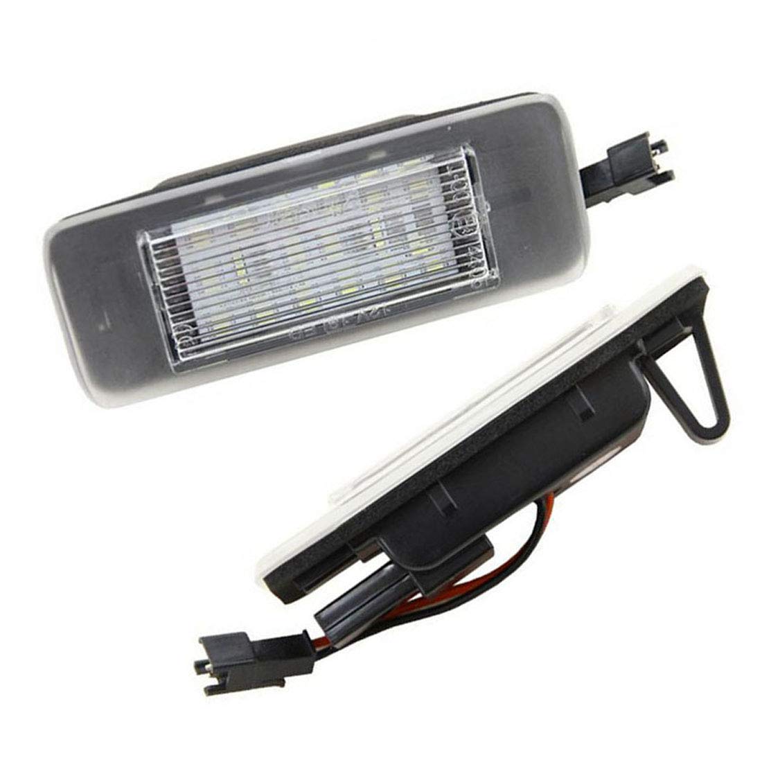 2 Unids Canbus 18 SMD LED Número de Placa Placas de luz para O/Pel Astra J Sports Tourer (Estado) 2009-2015 Zafira Tourer C 2011-