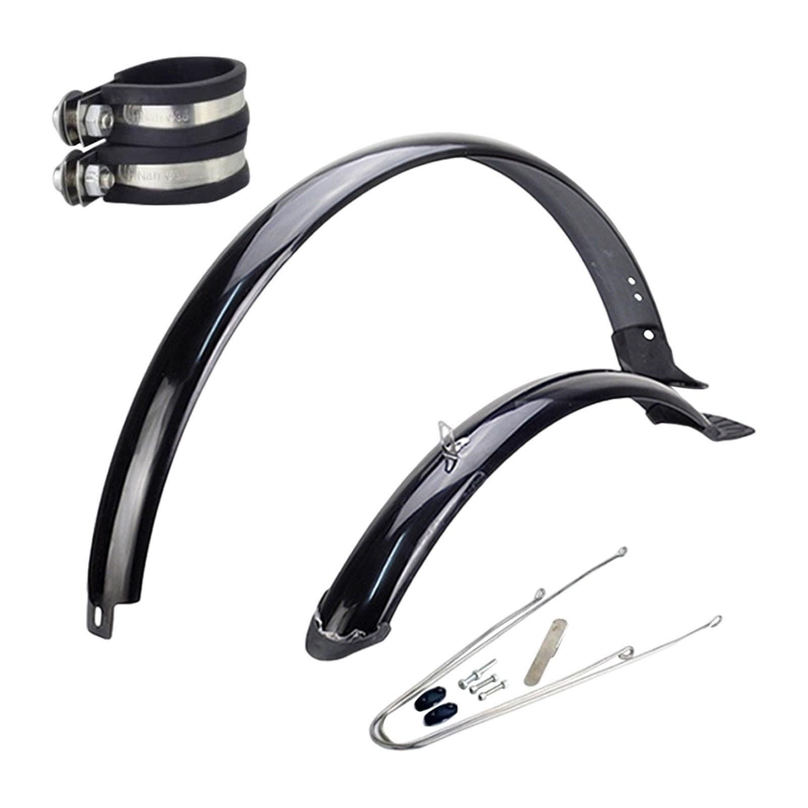 Set di parafanghi impermeabili per mountain bike, facili da staccare, mantengono la bici pulita da pioggia e fango, 27,5 x 1,75, impermeabili contro