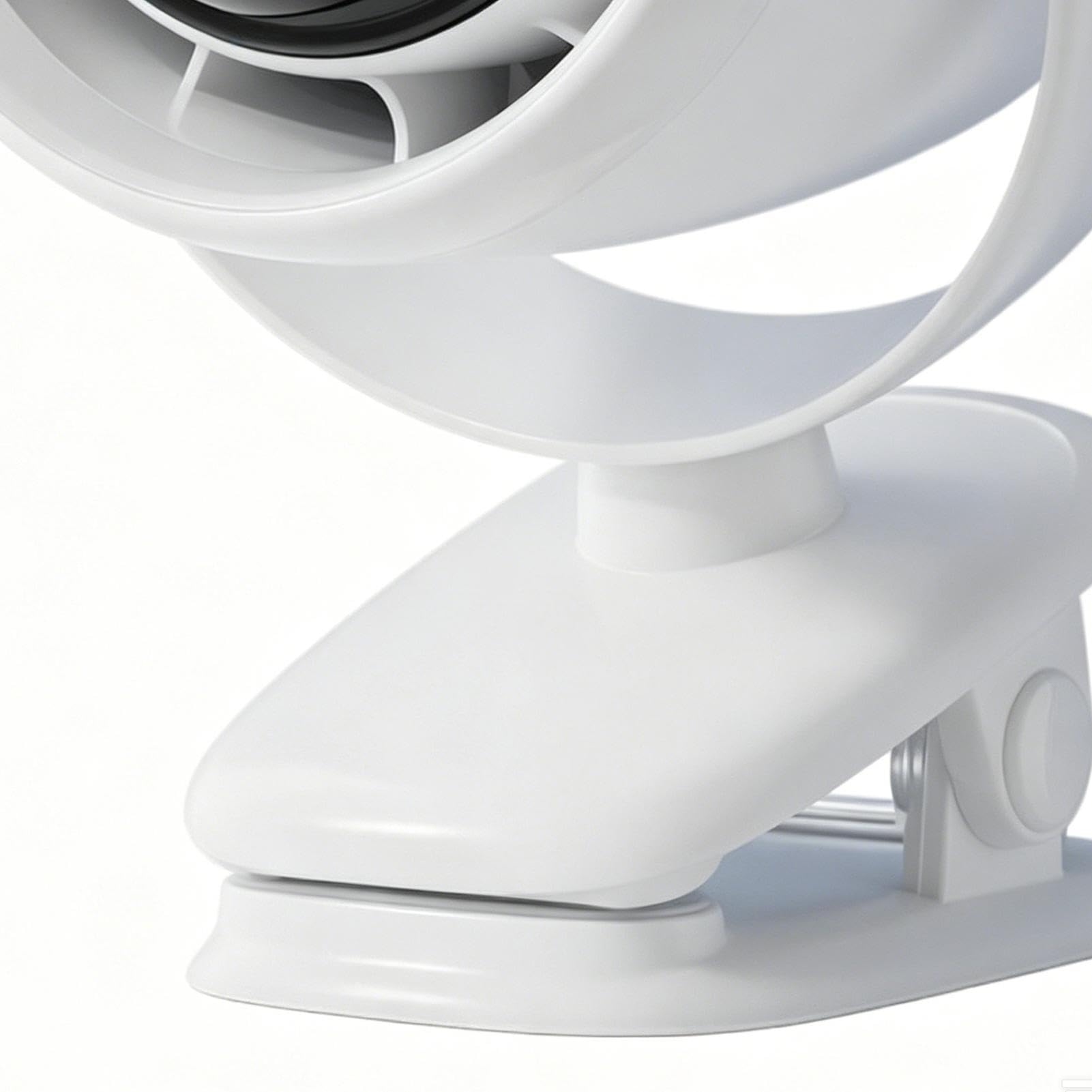 Ventilatore a Clip Ricaricabile 100 Velocità Con Luce Notturna | Ventilatore mini portatile con display LED per casa camera ufficio scrivania auto camper viaggio campeggio esterno spiaggia