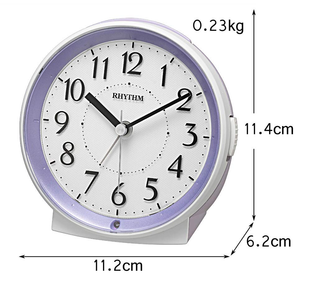 RHYTHM Sveglia, Analogica, Seconda Mano Continua, Automatica, 8RE669SR12 - Foto 5 di 5