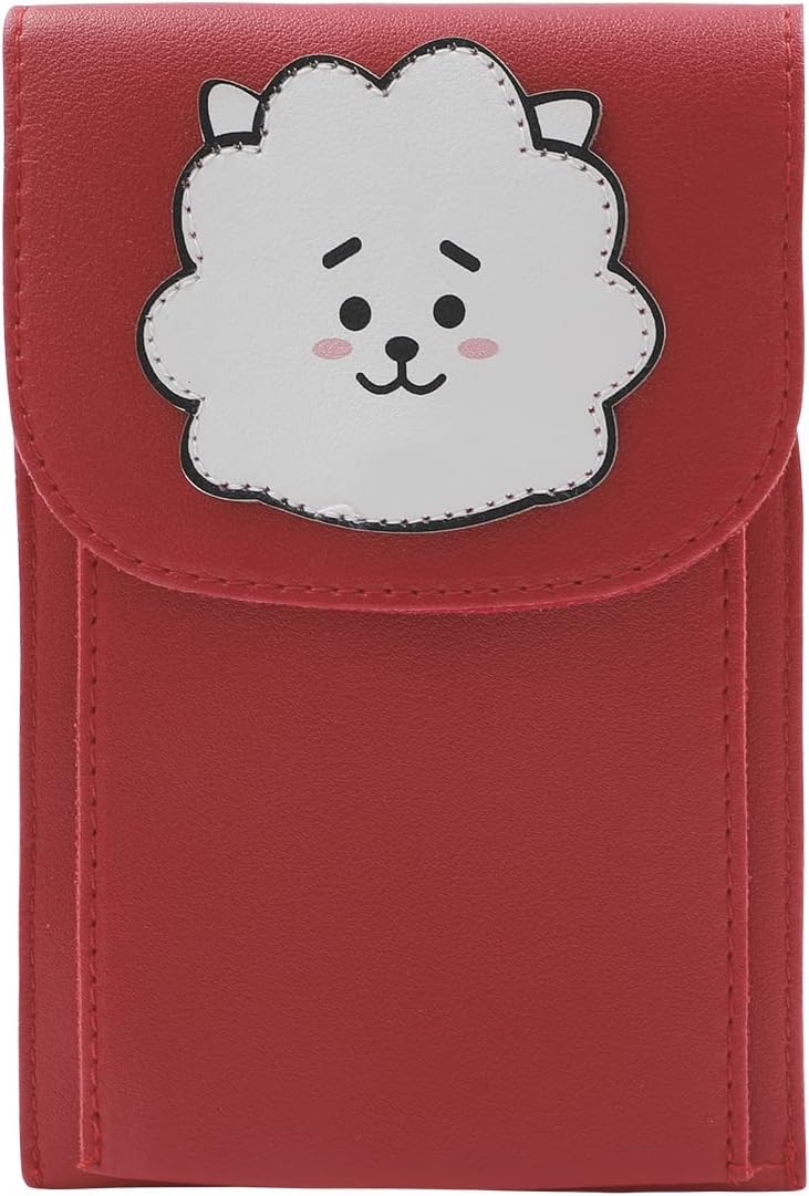 G-AhoraKpop Army Wallet Bangtan Boys Crossbody Cartoon Bangtan Boys Purse Coin Pouch for Girls (RJ)