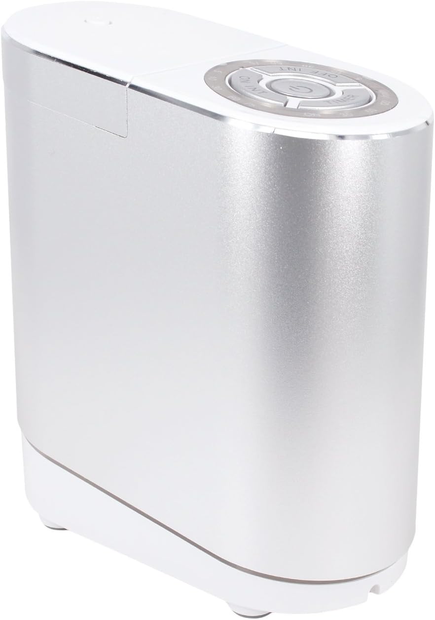 Cool Waterless Aroma Diffuser, Smart Adjustable with 4 Timer Setting, Whisper Auto Shut-off, USB Essential Oil Diffuser for Home, SPA, Bedroom (4 Timer)