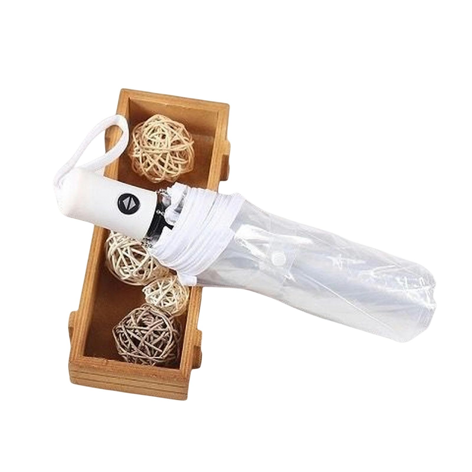 TEidea Regenschirm Transparent Winddicht Automatisch Faltbarer Regenschirm Unisex Tragbar Für Outdoor Reisen Und Business