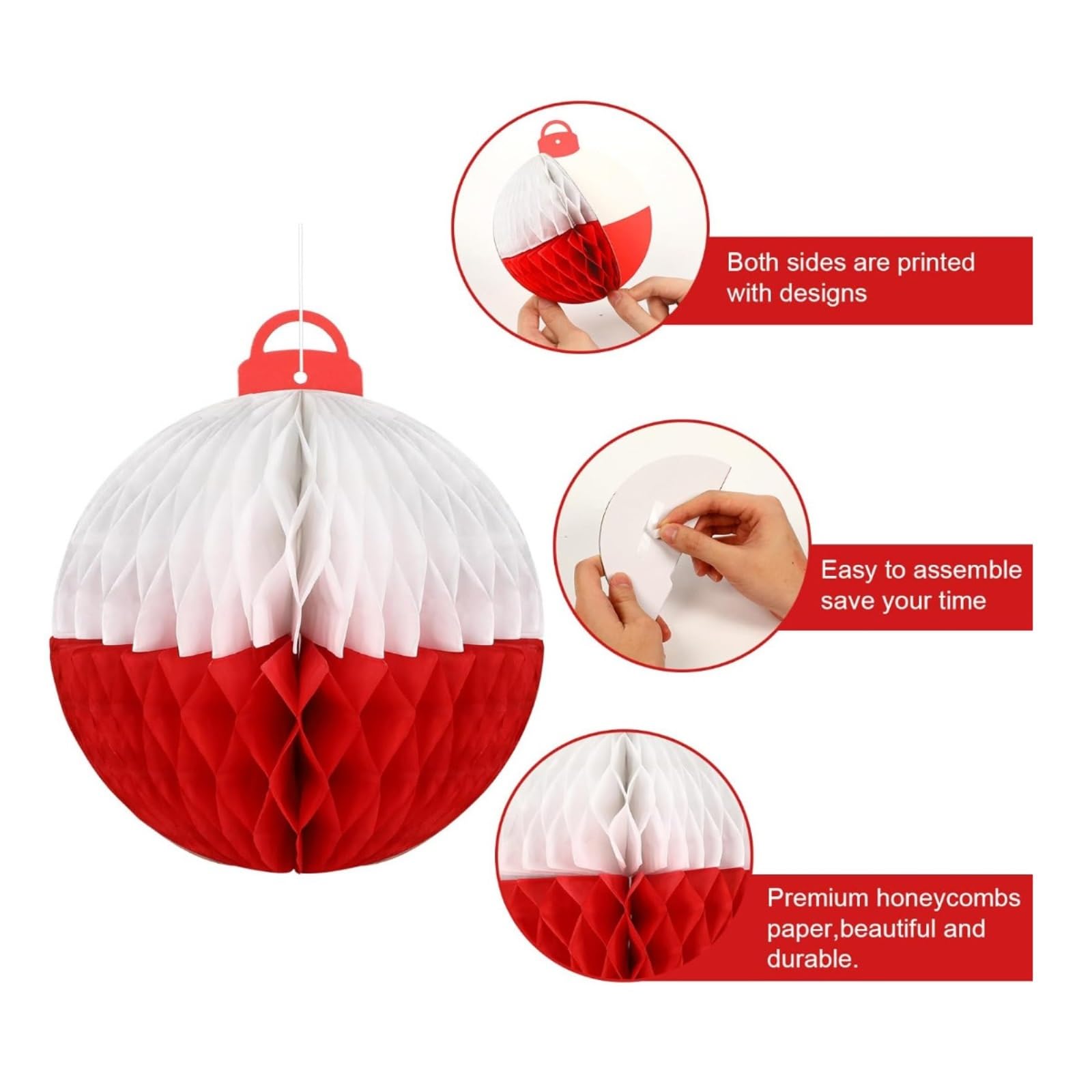 Papierowe Lampiony 12 Opakowań Okrągłych Papierowych Lampionów Do Powieszenia Na Weselu, Przyjęciu Urodzinowym Dekoracje Imprezę(15cm)