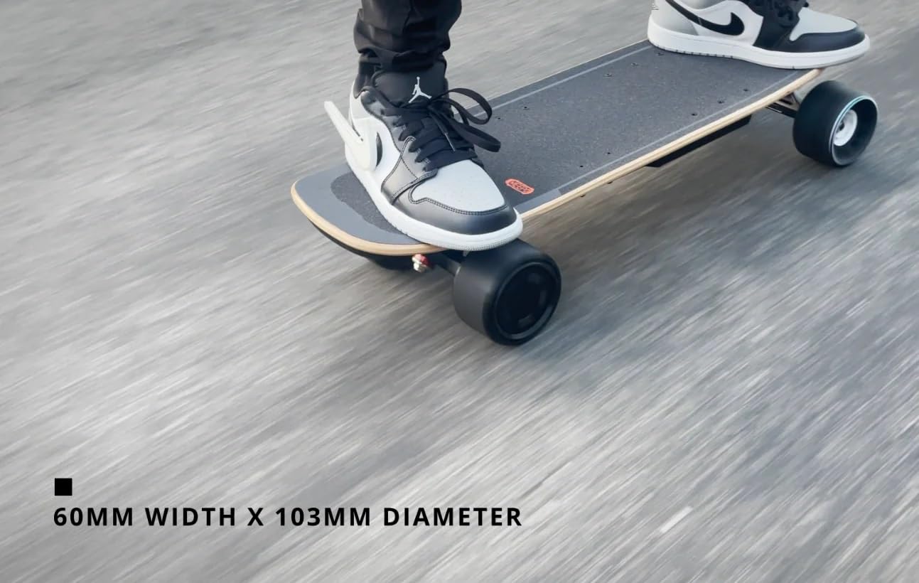 Momentum Boards Hollow 105mm Hub Motor Sleeve Electric Skateboard Wheels Best for Exway, enSkate, Backfire, Meepo, Wowgo, Tynee, Maxfind, Lycaon, Koowheel and Hobbywing