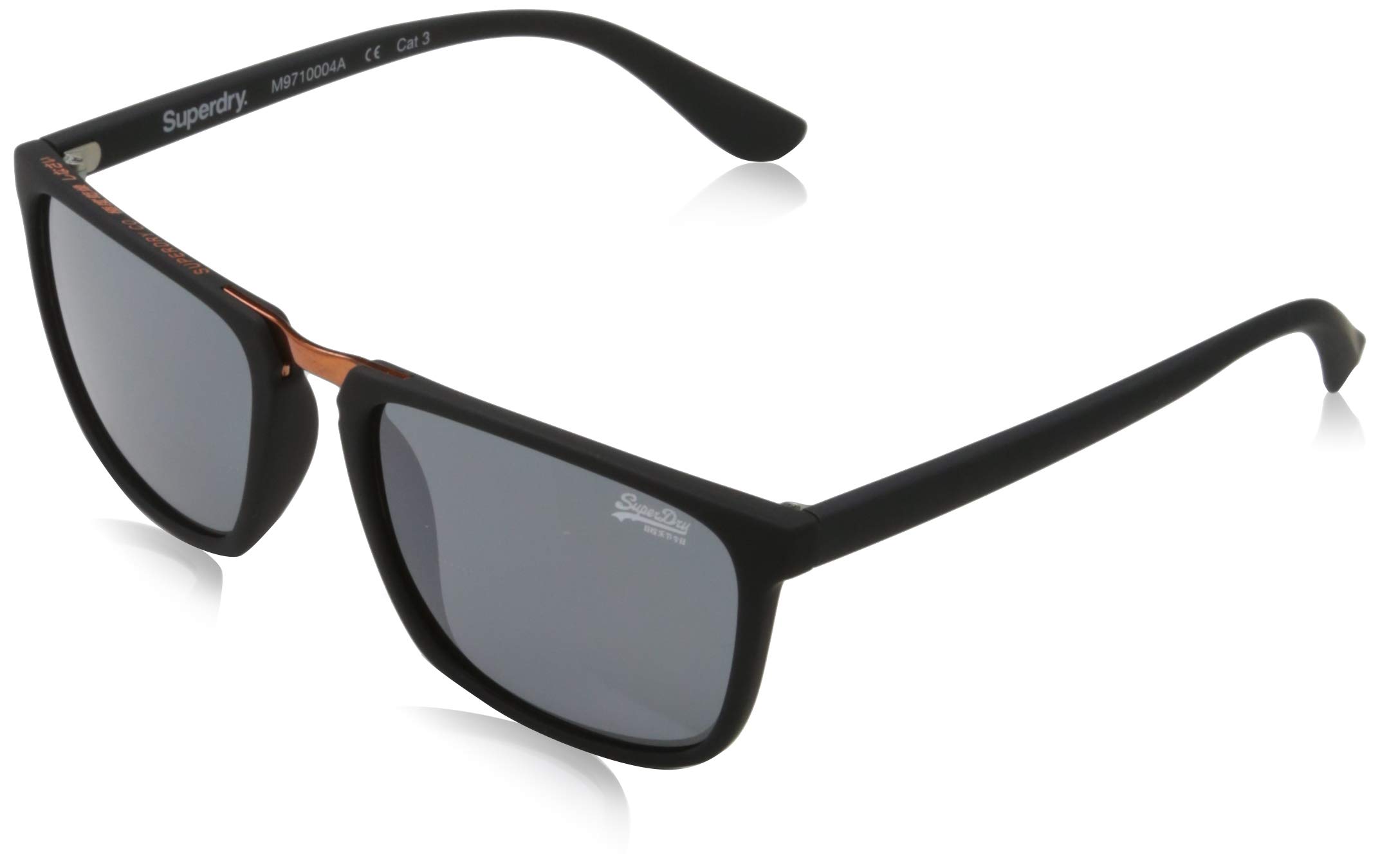 SuperdryMens Sdr Maverick Sunglasses, Filter Category – Category 3 Rubberised Black Size One_Size