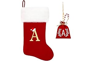 20 Inches Personalized Velvet Christmas Stockings Holiday Season Decor