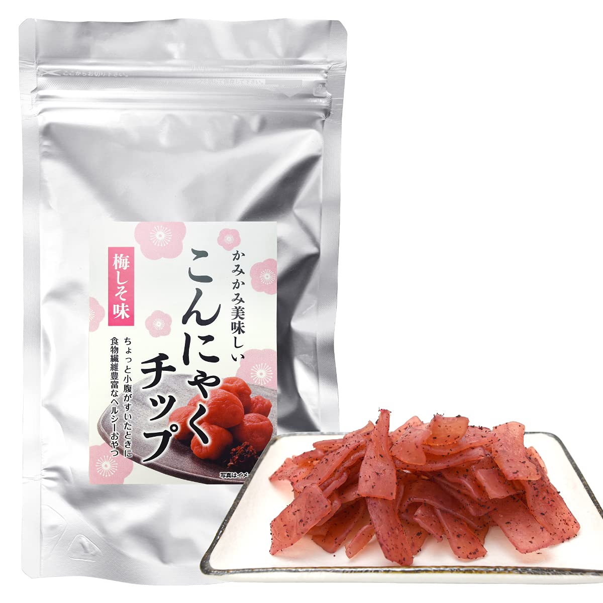 Amazon | こんにゃくチップ ヘルシー おやつ チャック付きアルミパック