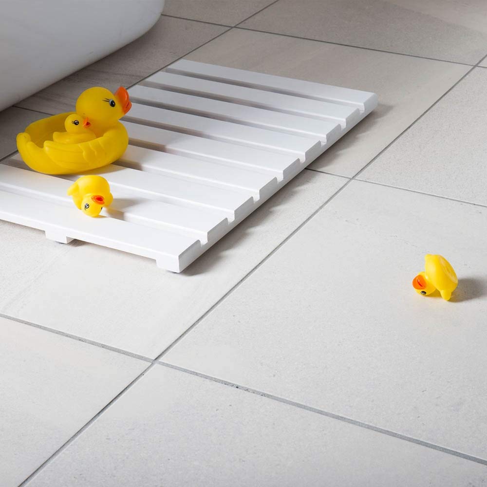 The Bath People Grey Gabriel Ceramic Tile 500 X 500Mm