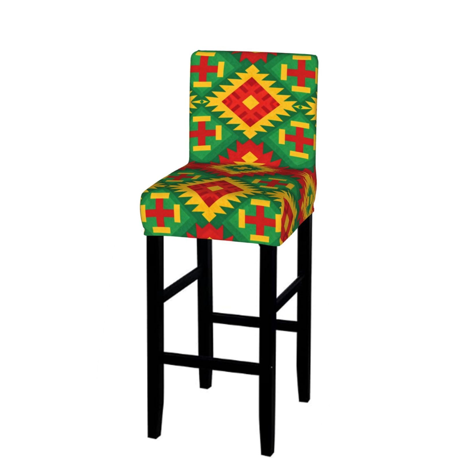 CNTDBU diamond Bar Stool Cover-Stretchy Chair Slipcover for Kitchen