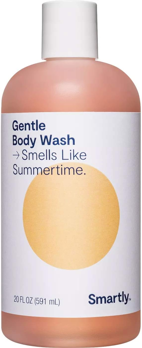 Smartly Scented Gentle Body Wash Summertime Scent 20 Ounce Bottle