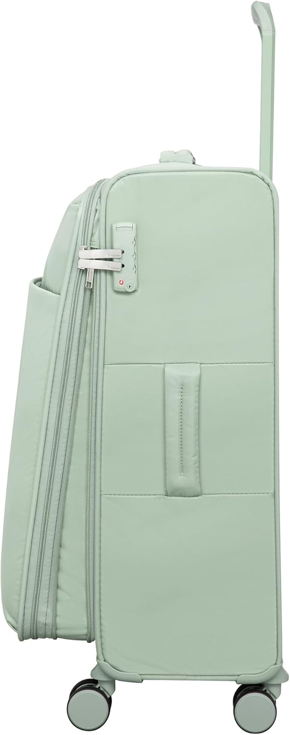 It Luggage Lustrous Luxe 28" Softside Checked 8 Wheel Spinner, Desert Sage - Image 3