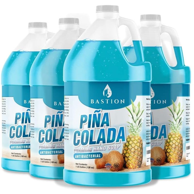 Bastion Foaming Antibacterial Hand Soap - Pina Colada Scent (4 gal) Refill