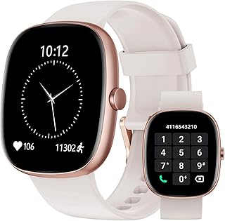 HUAKUA Smart Watch for Women Men Answer/Make Calls,Fitness Watch with Heart Rate SpO2-Monitor Sleep Monitor Step Counter,Multi Sports Fitness Tracker Watches for Women Smartwatches for Android iOS