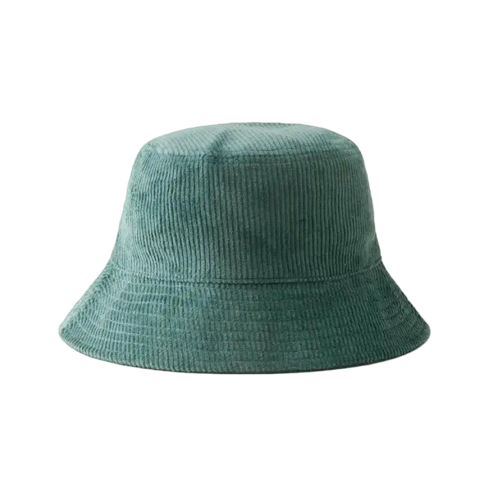 Chapeau seau polyvalent vert pour homme et femme ajustable de 54 à 58 cm