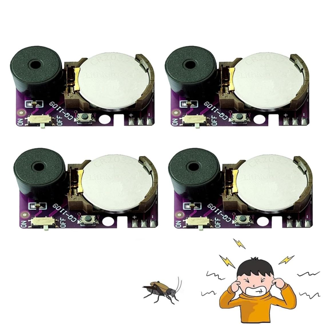 Mini PCB Farces Ennuyeuses Pour Adultes, Kit De Farces Cachées Ennuyeuses Pour Le Bruit De Cricket, Appareil De Farce De Bureau, Blague Ennuyeuse De