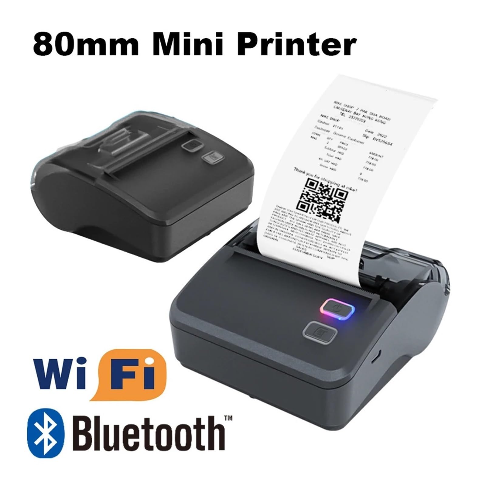 Amazon.co.jp: ラベルプリンター WiFi/Bluetooth 3インチ 80mm ミニ