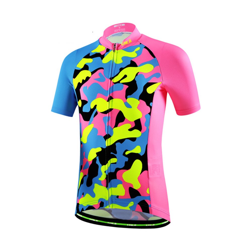 Malliot de Cyclisme pour Enfants à Manches Courtes/Short Vêtement vélo pour garçons et Filles