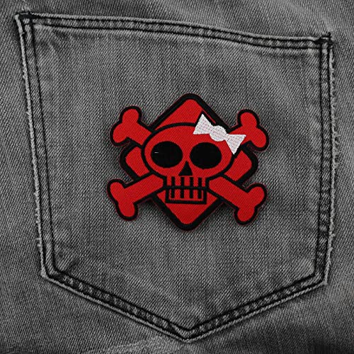 Freak Scene Patch - teschio veleno - rosso - toppa...