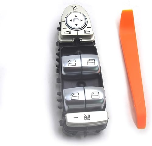 Miniatura 7 de Botón de interruptor de ventana eléctrica compatible con Mercedes-Benz C180 C200 C220 C250 C300 C400 2013 2014 2015 2016 2017 2018 2019 2020 GLC200