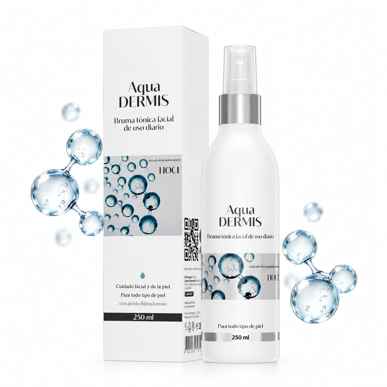 AquaDermis Spray Facial Calmante con Acido Hipocloroso