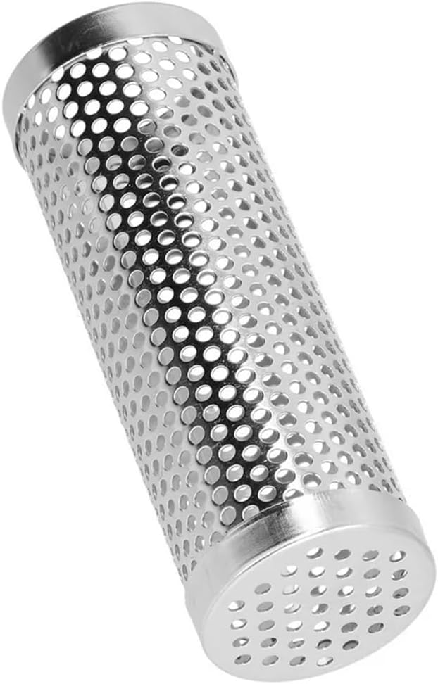 Royalford BBQ Premium Pellet Smoker Tube 6’’ RF123458-5 Hours of Billowing Smoke for Any Grill or Smoker Hot or Cold Smoking Easy, Safety and Tasty Smoking Stainless Steel Cylindrical Shape