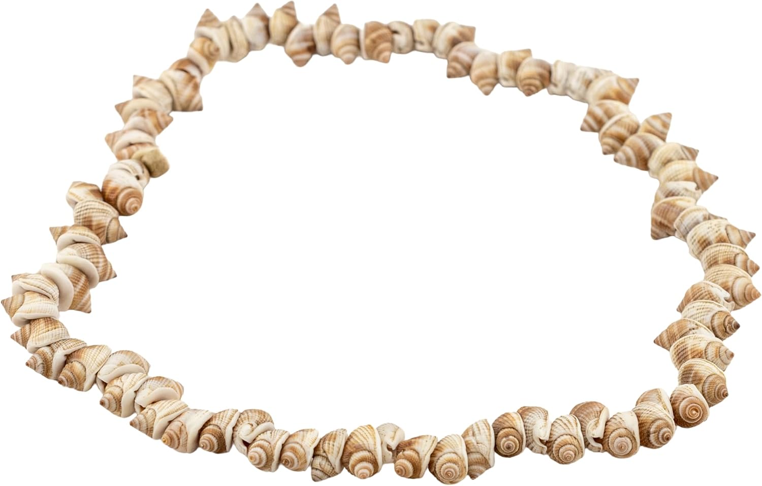 The Bead Chest Bronze Shoreline Natural Shell Beads: Unique Coastal-Inspired Jewelry Supplies Full Strand