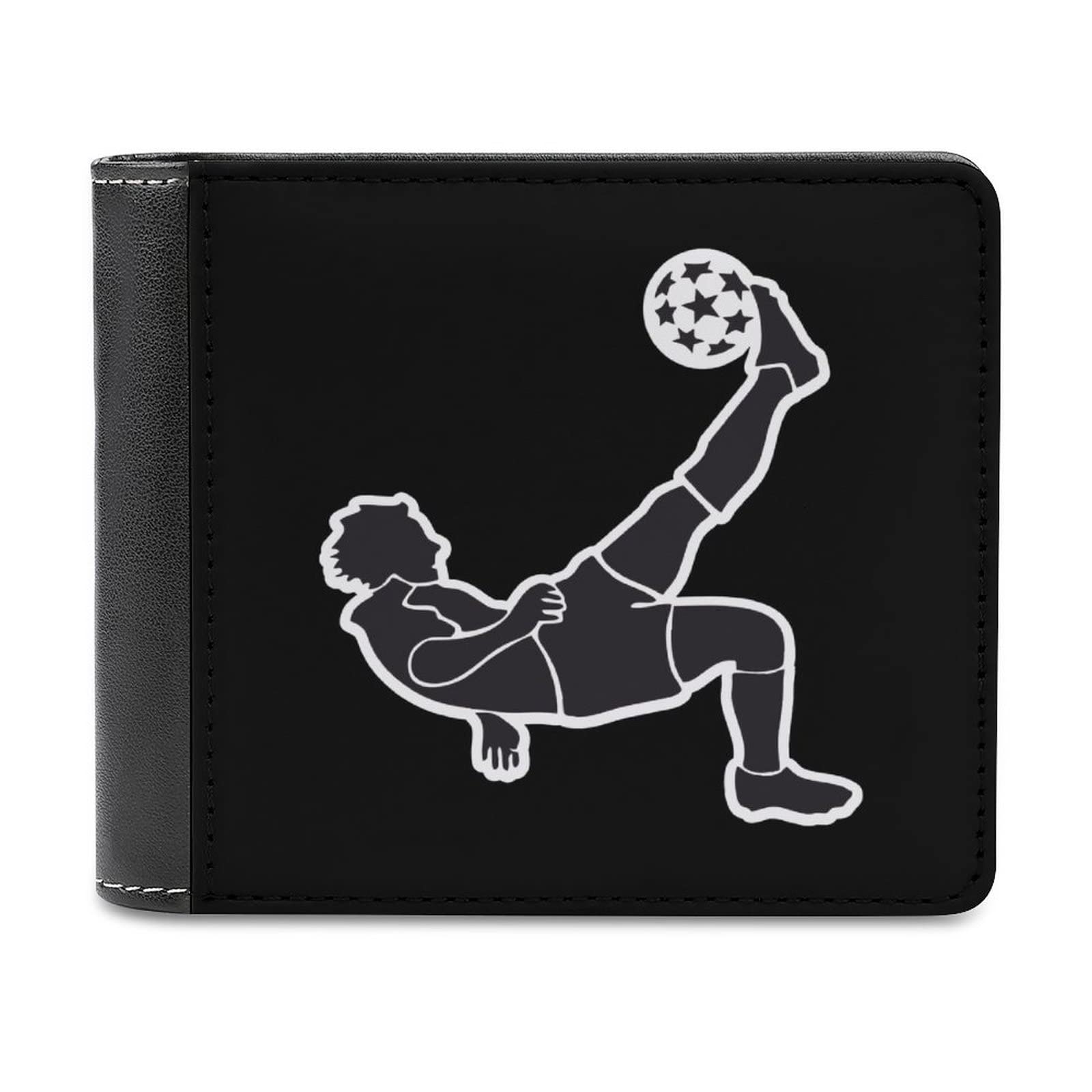 Amazon.co.jp: 財布 レザー財布 ワールドカップサッカー 二つ折り 