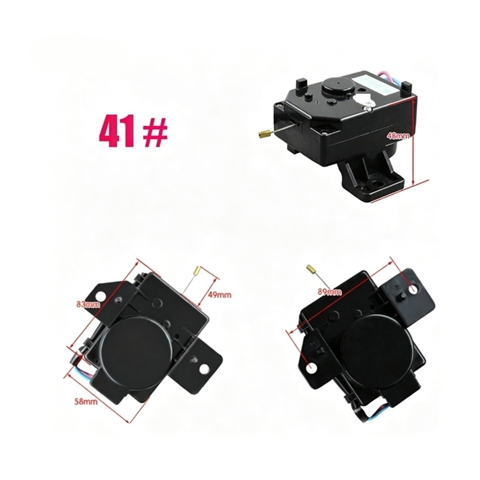 Tractor De Drenaje De Lavadora,Compatible Con LG,Compatible Con Haier | Motor De La Válvula Del Interruptor De Drenaje Del Tractor De La Máquina De Lavar(No.41-1PCS)