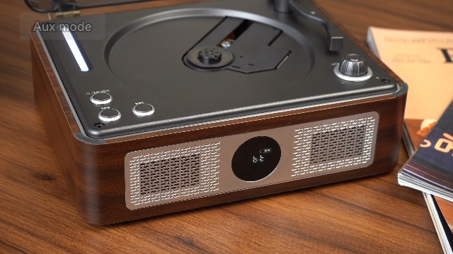 ZHT DVD CD プレーヤー Amazon.com: Retro CD Player for Home, Portable Player with
