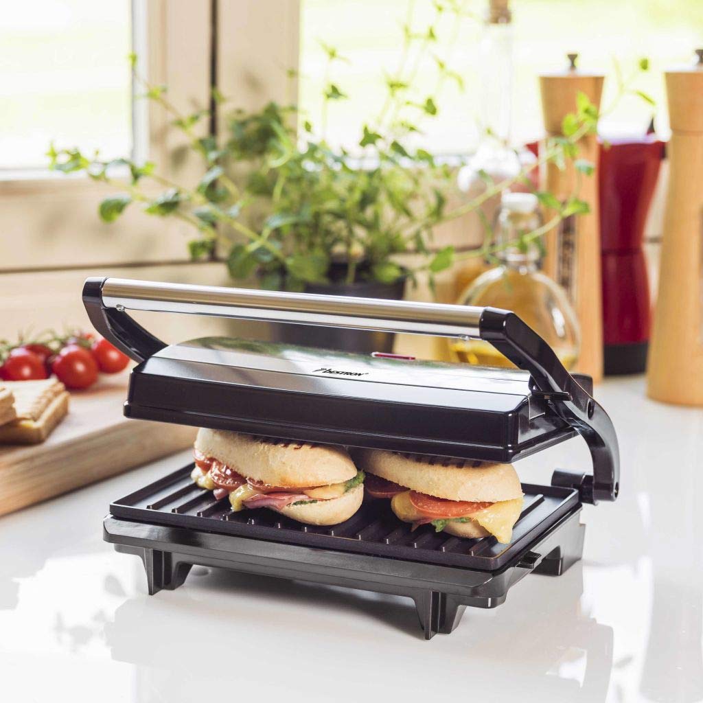 Bestron Grill Elektryczny, Czarny, 22,5 x 14 cm