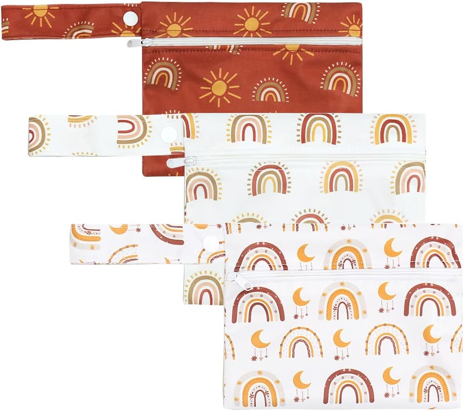 Wet Dry Bags for Baby Cloth Diapers Waterproof Reusable