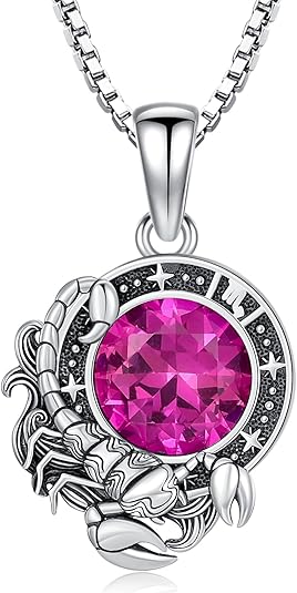 LONAGO Zodiac Sign Necklace Celestial Constellation Necklace Horoscope Astrology Zodiac Pendant Necklace Gift for Women