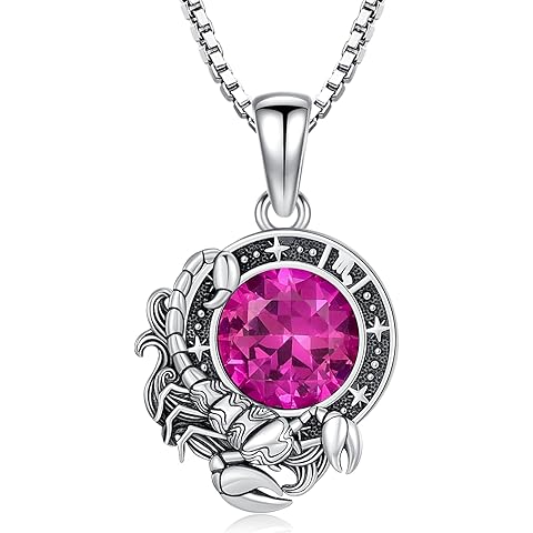 LONAGO Zodiac Sign Necklace Celestial Constellation Necklace Horoscope Astrology Zodiac Pendant Necklace Gift for Women