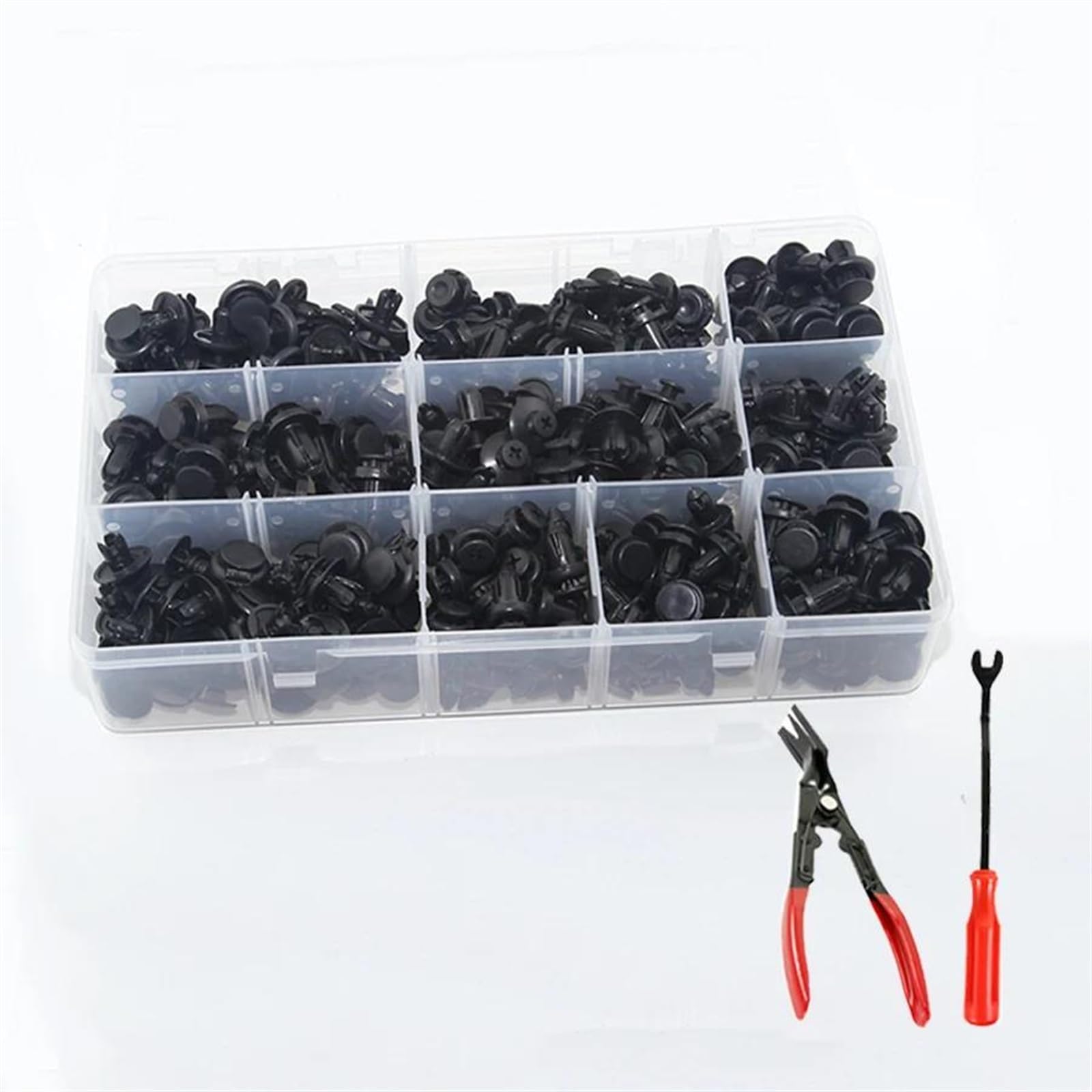 Viti e accessori Universale 360 Pz Hybrid Auto Strumento Di Fissaggio Paraurti Clip Fermo Rivetto Pannello Porta Per Honda Per Toyota Fender Liner(360 2pcs)