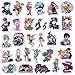 50PCS JoJo's Bizarre Adventure Stickers for Kids Girls Stickers for Water Bottles Laptop Journal Guitar Aesthetic Vinyl Waterproof Decals (Purple)