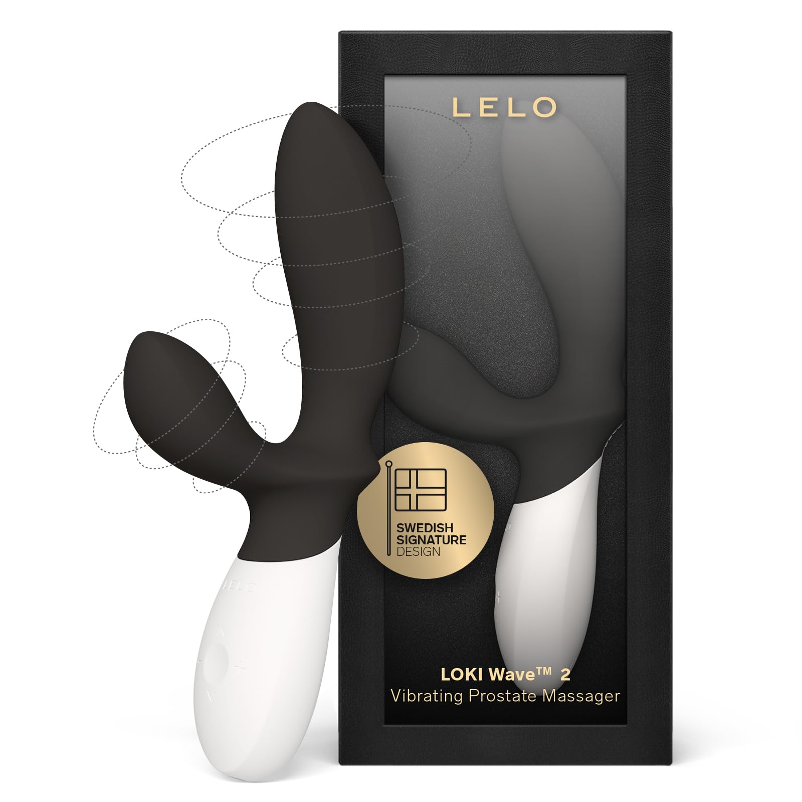 LELO Loki Wave 2 Vibrating Male Prostate Massager Anal Sex Toys with 12 Pleasure Settings Vibrating Anal Plug