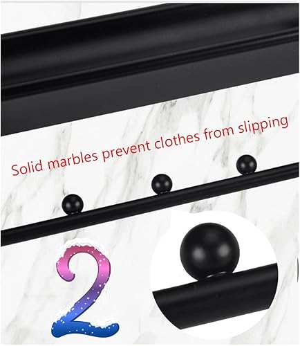 Miniatura 4 de Closet Clothes Pull-Out Rail Hanger Rod Wardrobe Retractable Valet Rod 260mm 310mm 360mm 410mm 460mm Thick Metal Base Load-bearing 35kg  Size  1024in