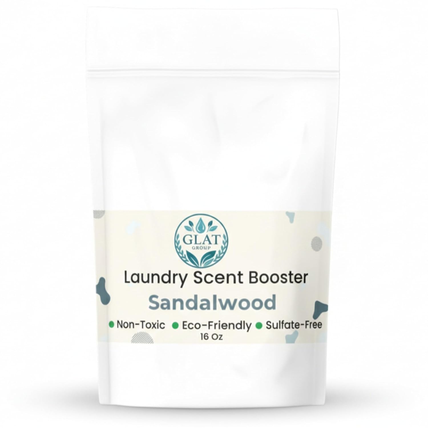 Plant-Based Laundry Scent Booster Powder - Sandalwood Warm Rich Long-Lasting Creamy Woodsy Odor Eliminator No Residue Eco-Friendly Non-Toxic