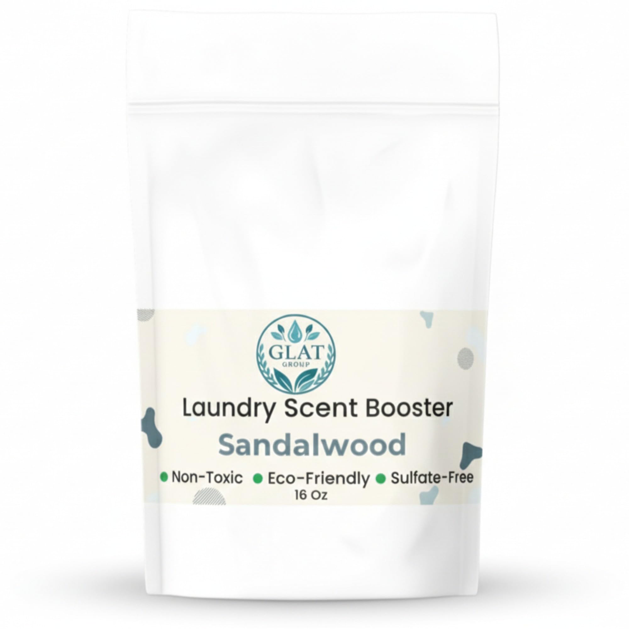 Plant-Based Laundry Scent Booster Powder - Sandalwood Warm Rich Long-Lasting Creamy Woodsy Odor Eliminator No Residue Eco-Friendly Non-Toxic