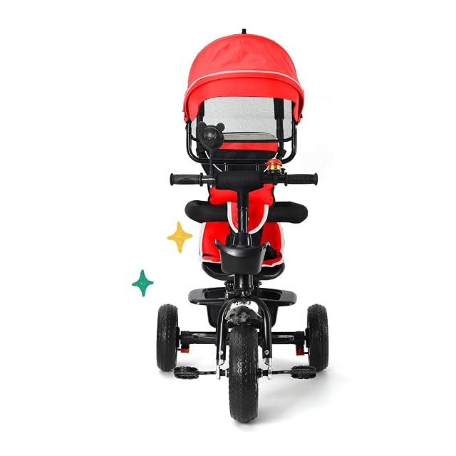 Bicicleta 4 en 1, Triciclo para Niños y Niñas de 2 3 4 años, Juguete Correpasillos Bebe