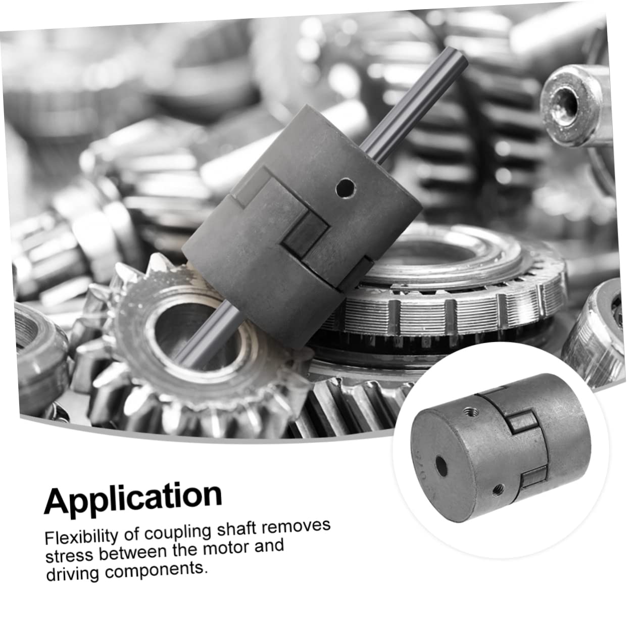 FUNOMOCYA 3pcs Set Coupling Doll Stand Spider Jaw Coupler Assembly Spiderco Flexible 3-jaw Coupler Jaw Shaft Coupler Flexible Jaw Spiders Powder Metallurgy Black