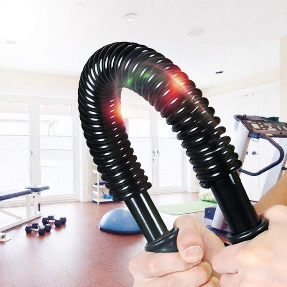 Power Twister Bar - klatka piersiowa, biceps, ramię i ramię budowniczy sprężynowy drążek skrętny do ćwiczeń, drążek wzmacniający ramię, sprzęt do treningu górnej części ciała, domowe narzędzie do