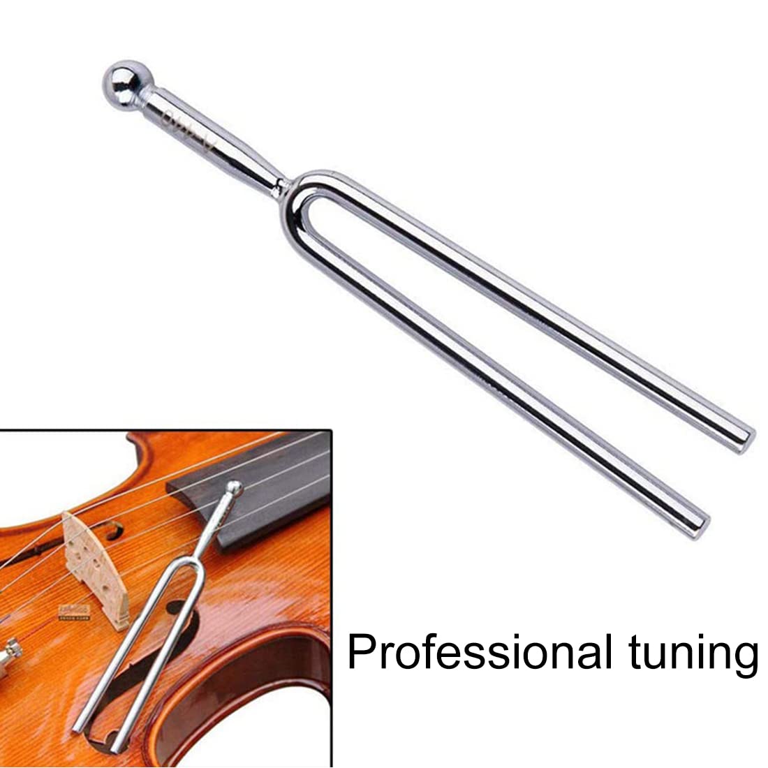 Diapason In Acciaio Inossidabile 440 Hz - Accordatore Per Chitarra, Violino E Strumenti Musicali - Foto 2