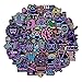 Neon Graffiti Aufkleber für Wasserflaschen Wasserdicht Vinyl Stickers für Laptop Skateboard Auto Motorrad Fahrrad Gitarre PS4 Koffer Snowboard iPhone iPad DIY Party [50 Stück Pack]