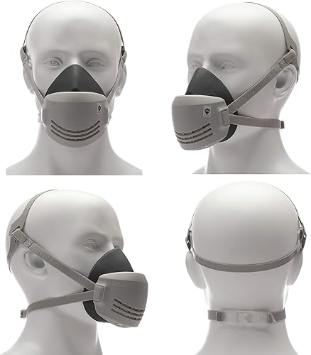 Miniatura 5 de Reusable Respirator Mask Lightweight Portable to Protection Against Dust, Fumes, Asbestos, Particles