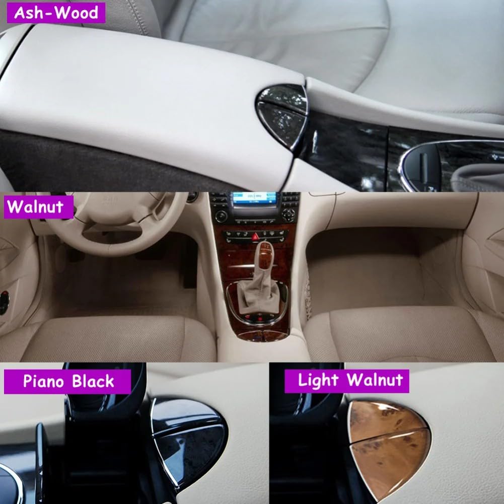 HpLive Accoudoir serrure couvercle console centrale pour Mercedes Classe E W211 2005-2008, OEM 2116804284(B)