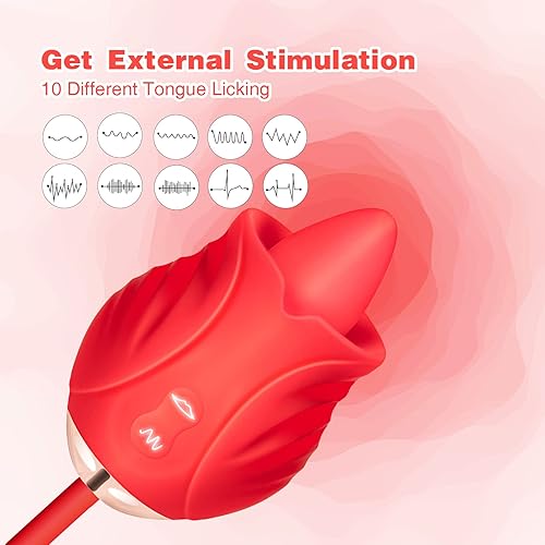 Miniatura 2 de Vibrador de punto G para mujer, vibrador de empuje para lamer el clítoris, vibrador 10, vibrador de 3 empujes, juguete sexual para adultos, vibrador