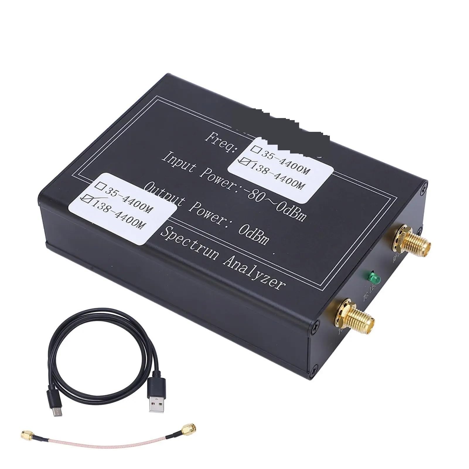 Network Analyzer, Spectrum Frequency Analyzer Simple No Button Operation 4 Modes for Use