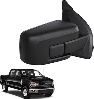 Marretoo for Ford F150 Right Passenger Side Door Mirror replacement for 2021-2025 F-150 Accessories 9 Pins Power Glass Temperature Sensor Heated Blind Spot Monitoring ML3Z17682VA RH